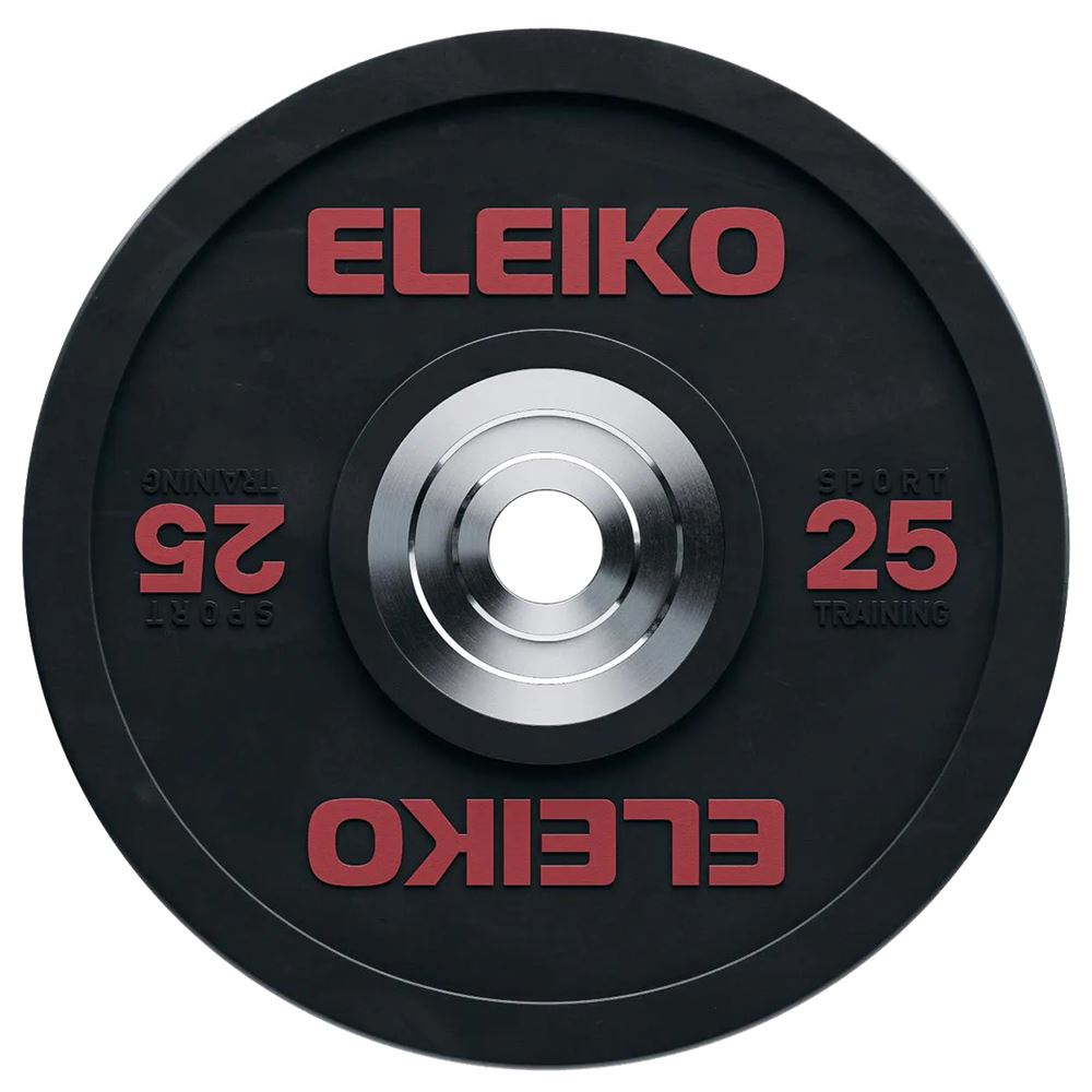 Eleiko Sport Training Plate, Viktskiva Gummerad