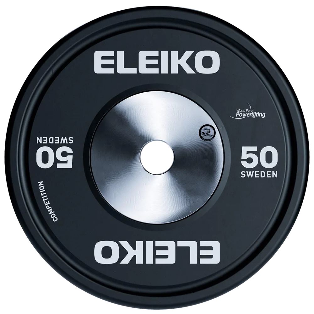 Eleiko WPPO Powerlifting Competition Plate Viktskiva Gummerad