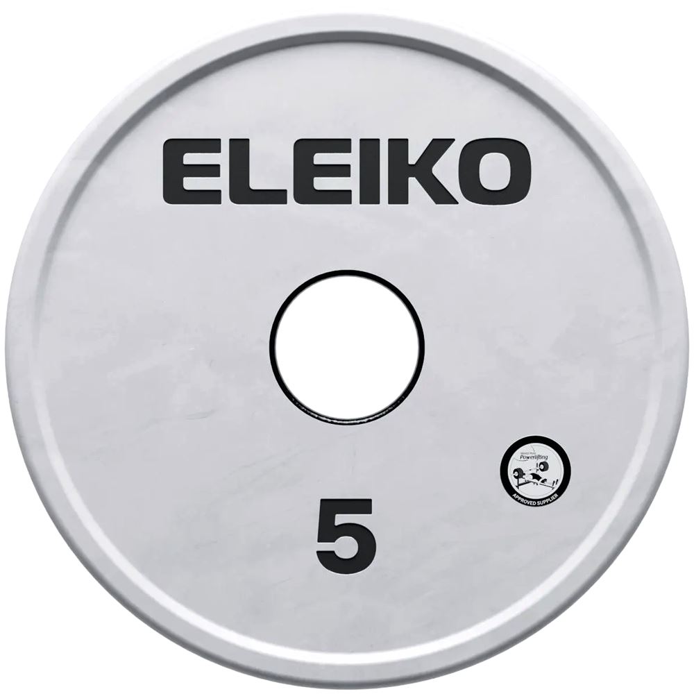 Eleiko WPPO Powerlifting Competition Change Plate, Viktskiva Gummerad
