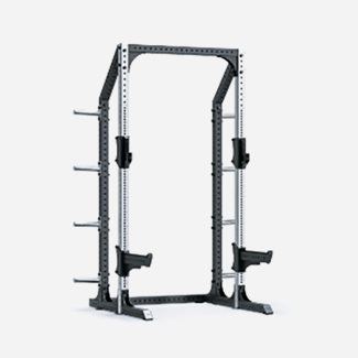 Eleiko Prestera Fitness Half Rack - Stainless uprights - Charcoal, Rig
