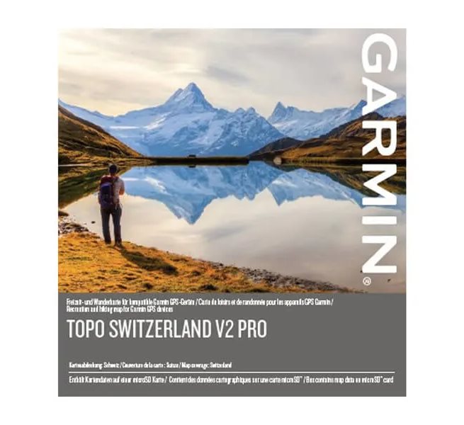 Garmin microSD-/SD-kort: TOPO Schweiz v2 PRO