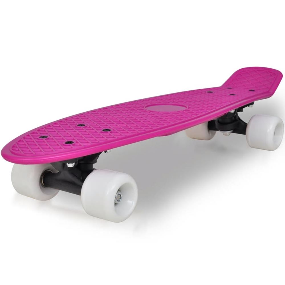 vidaXL Skateboard retro 6,1" lilaed a hjul