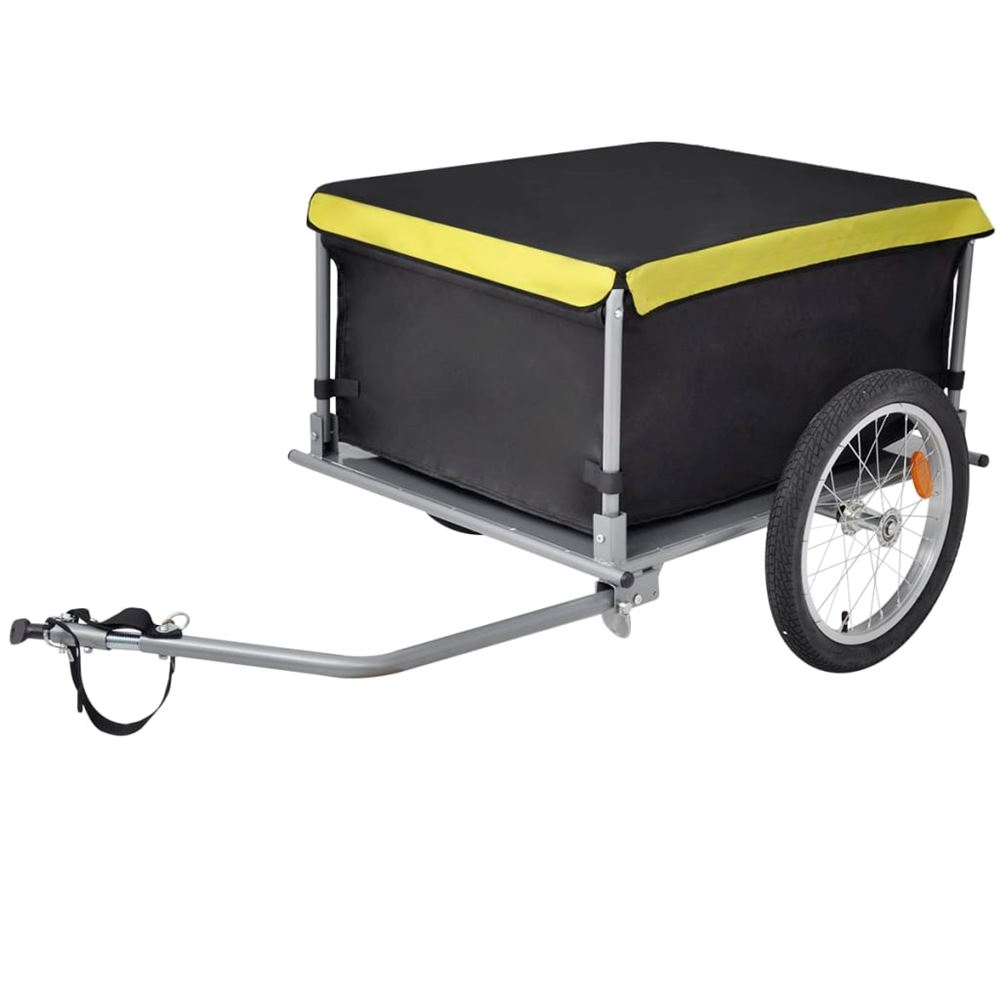 vidaXL Cykelvagn 65 kg  och gul