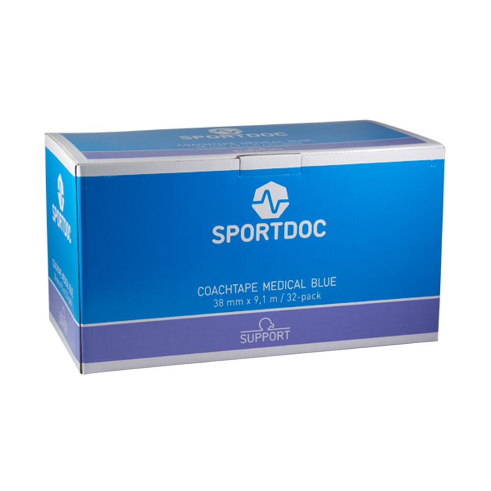 Sportdoc Medical Blue 38mm x 9,1m 32-pack, Rehab