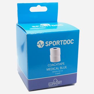 Sportdoc Medical Blue 38mm x 9,1m 2-pack, Rehab