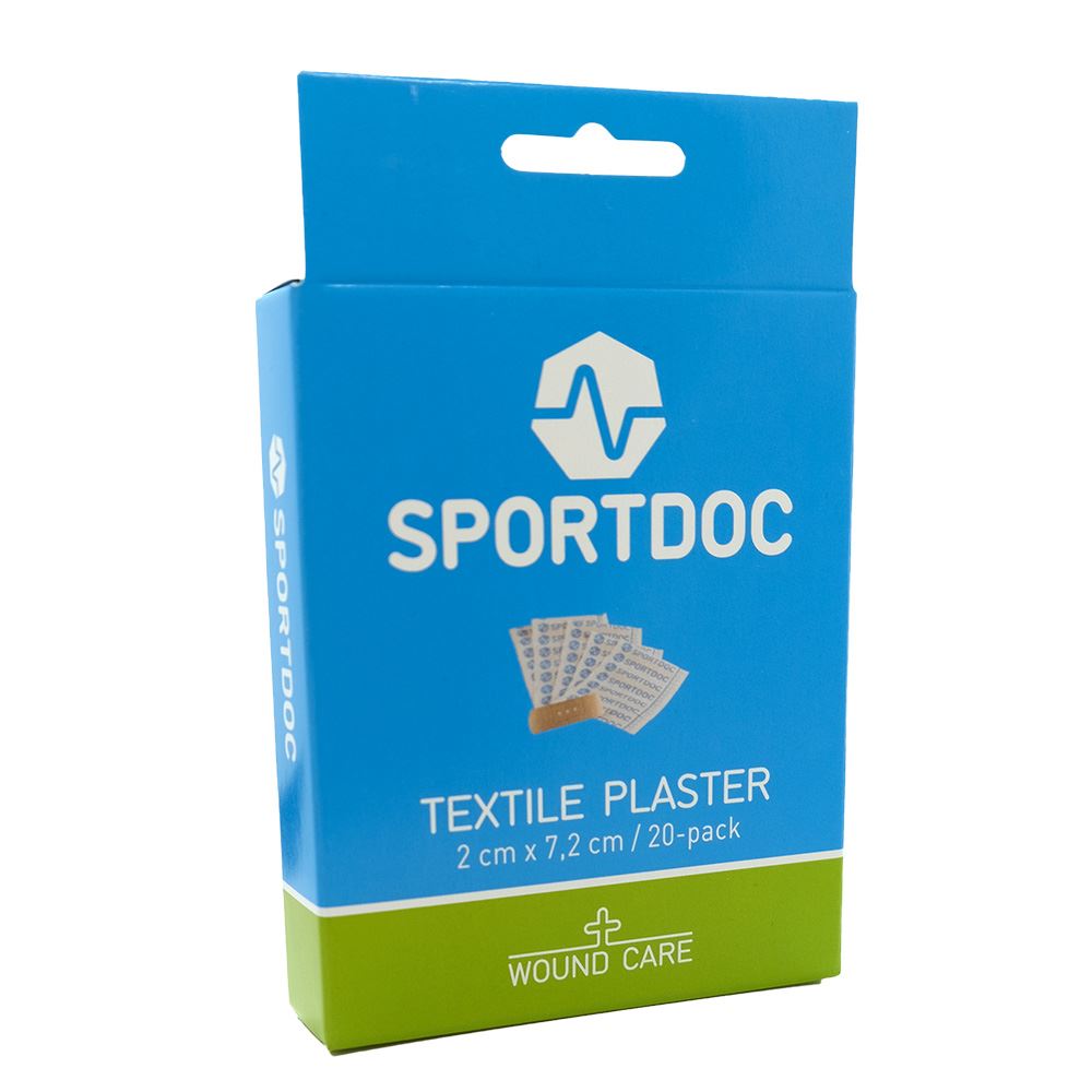 Sportdoc Textile Plaster 2cm x 7,2cm (20-pack) Rehab