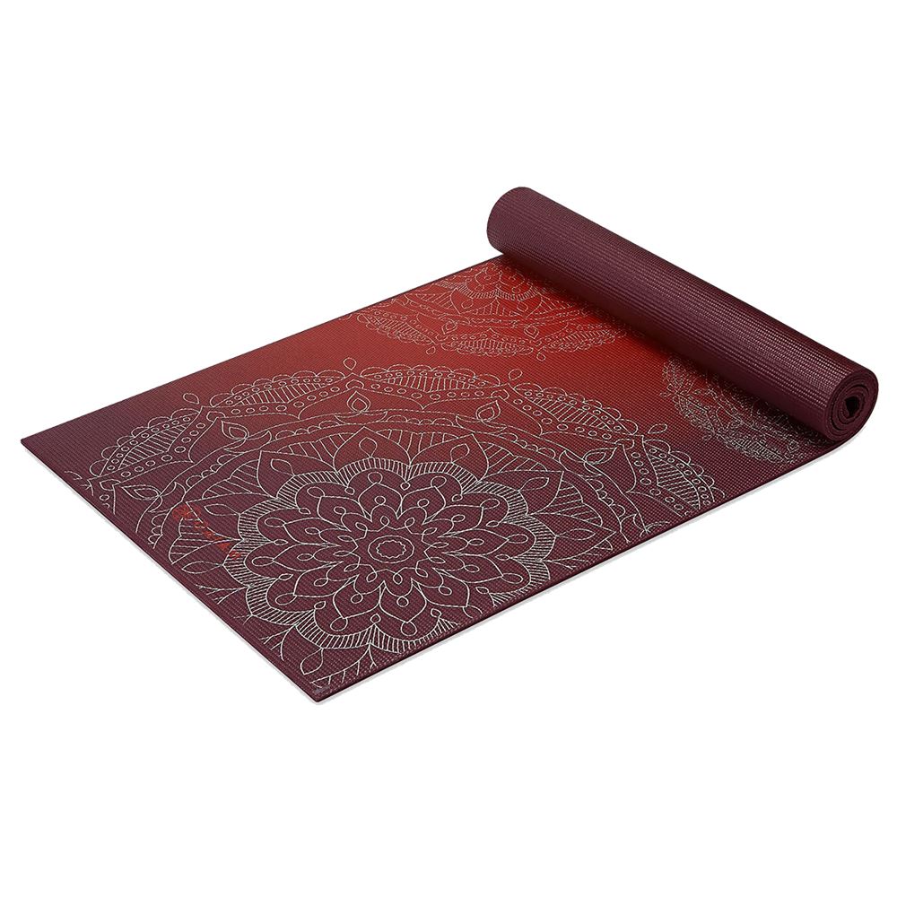 Gaiam Metallic Sunset Yoga Mat 6mm Premium Metallic Yogamattor