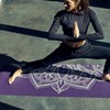 Gaiam Aubergine Medallion Yoga Mat 6mm Premium Metallic, Yogamattor