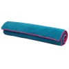 Gaiam Yoga Mat Towel Vivid Blue/Fuchsia Red