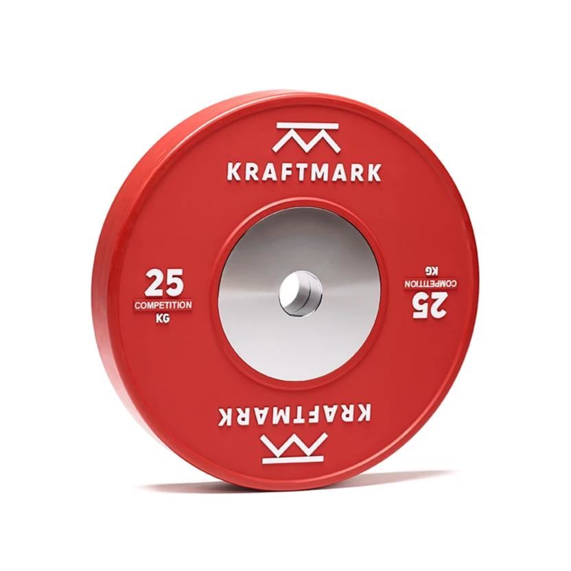 Kraftmark Internationell Viktskiva 50 mm Competition Bumpers, Viktskivor bumper | Offcourt - Hemmaträning - Viktskivor - Viktskivor Bumper | Padelspecialisterna