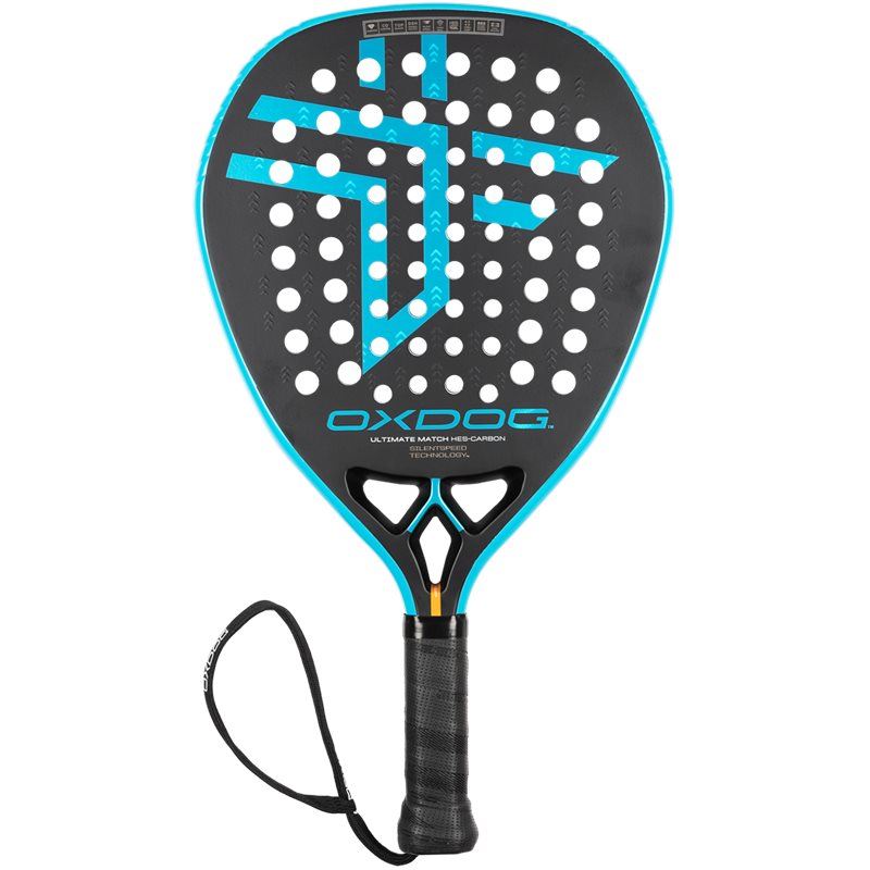Oxdog Ultimate Match Hes-Carbon Silentspeed 3D DM Padelracket