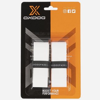 Oxdog Supertech Overgrip 2 Pack White, Padel grepplindor