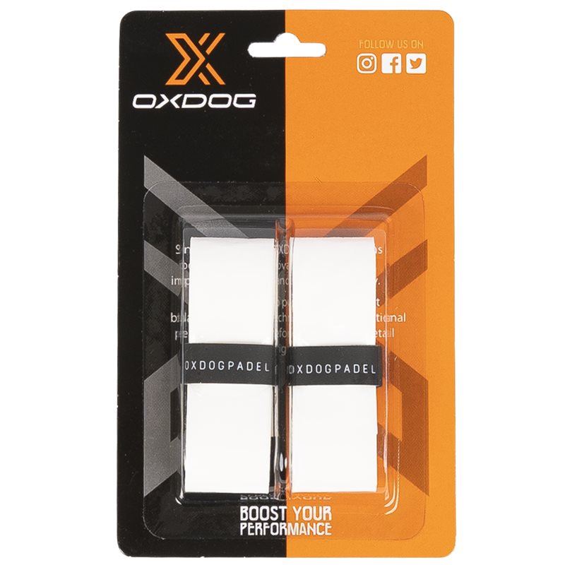 Oxdog Supertech Overgrip 2 Pack White Padel grepplindor