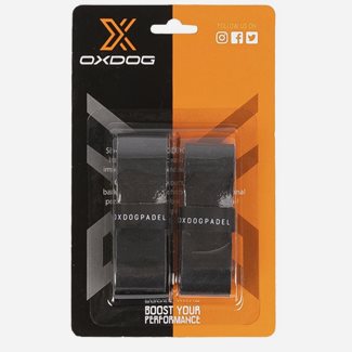 Oxdog Supertech Overgrip 2 Pack Black, Padel grepplindor