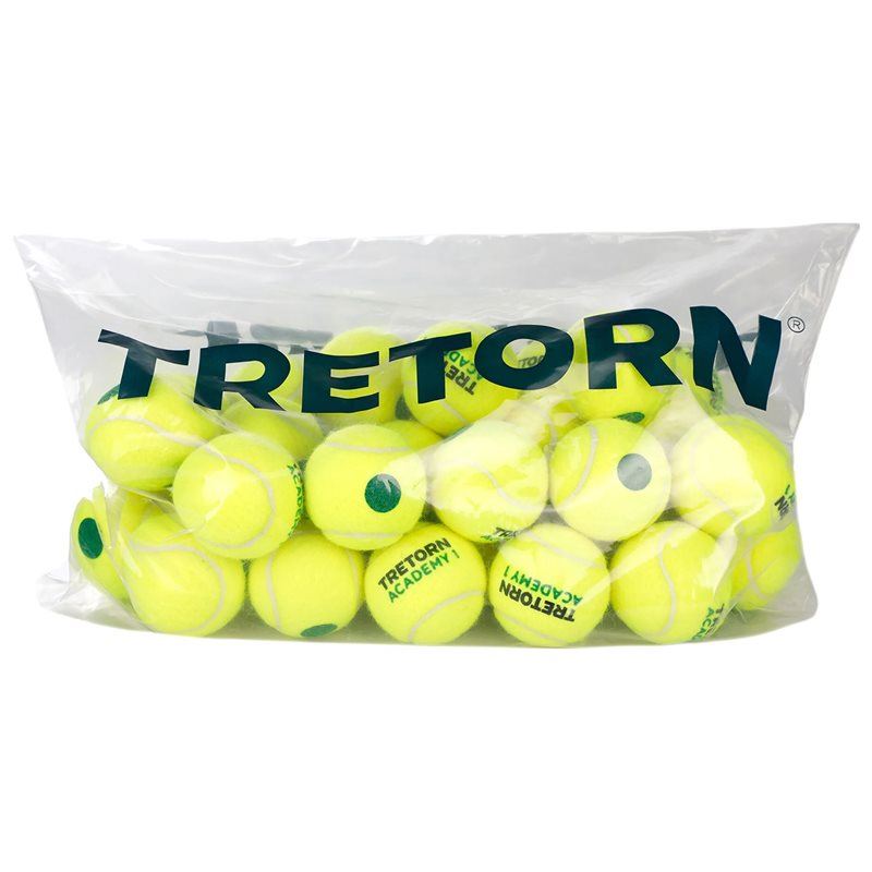 Tretorn Academy Green 36-Pack Ball Bag, Tennisbollar