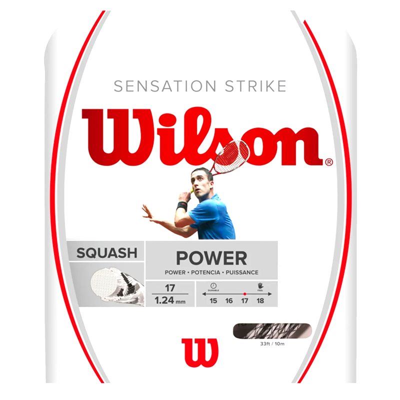 Wilson Sensation Strike 17 WHGY 1,24 mm, Squashsena