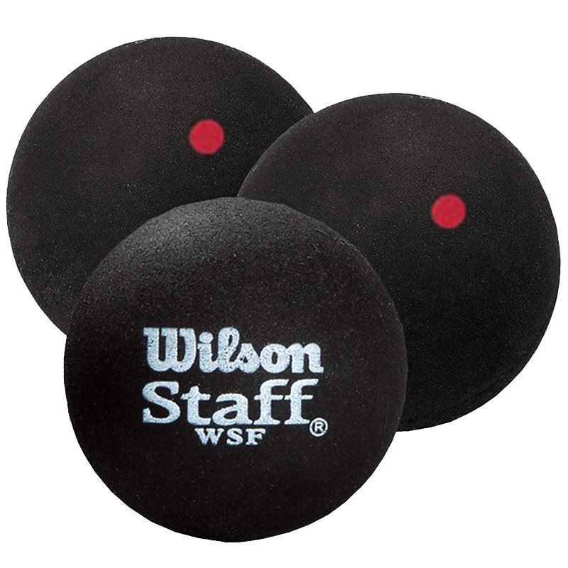 Wilson Staff Squash Ball Red Dot, Squashbollar