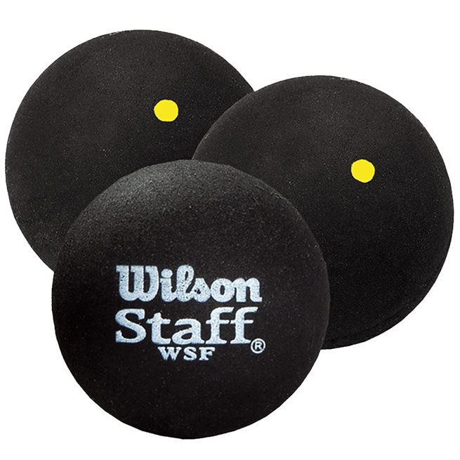 Wilson Staff Squash Ball Yellow Dot