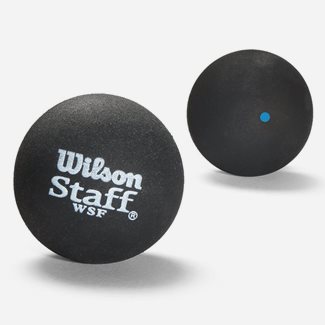 Wilson Staff Squash 3 Ball Card Blue Dot, Squashbollar