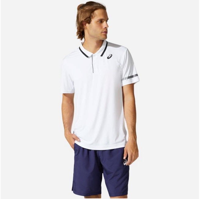 Asics Court M Polo Shirt, Padel- og tennispique herre