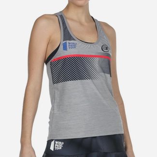 Bullpadel Camiseta Rufran Grey, Padel- och tennislinne dam