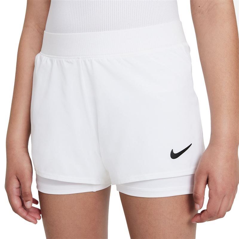 Nike Court Dri-Fit Victory Girls Tennis Shorts White Padel- och tennisshorts tjej