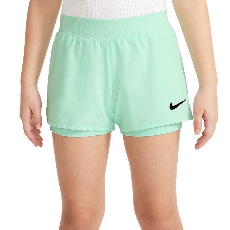 Nike Court Dri-Fit Victory Girls Tennis Shorts Green Padel- och tennisshorts tjej