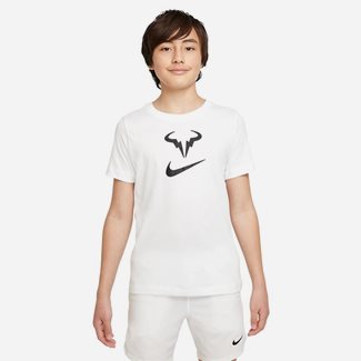 Nike Court Dri-Fit Rafa Tee Junior White, Padel- och tennis T-shirt kille