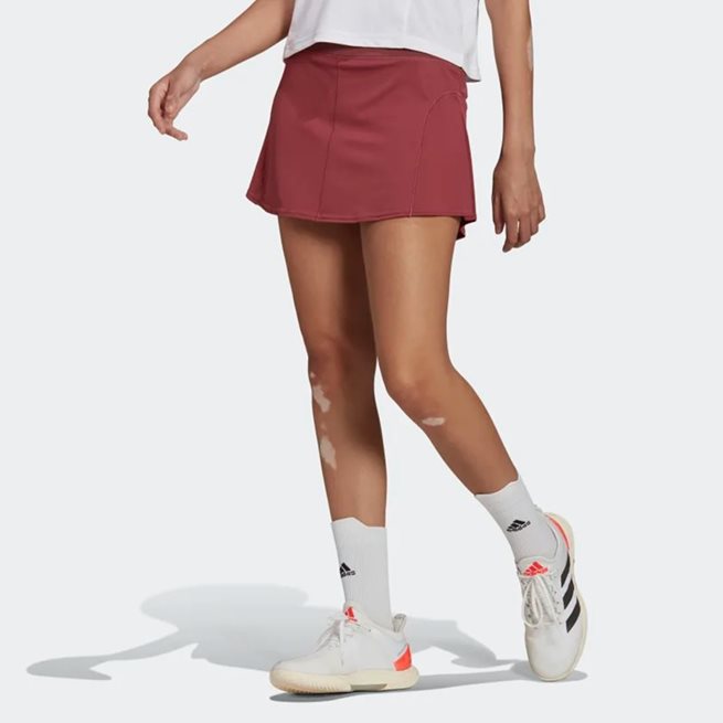 Adidas Match Skirt Red, Padel- och tenniskjol dam