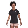 Adidas Club Tee Black, Padel- och tennis T-Shirt dam