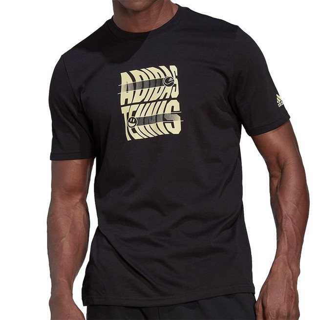 Adidas Tennis Smile Graphic Tee, Padel- og tennis T-skjorte herre