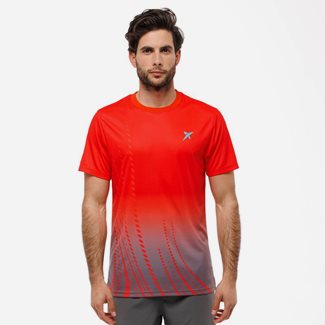 Drop Shot Naos T-Shirt Red, Padel- och tennis T-shirt herr