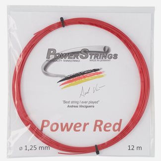 Power Strings Power Red, 12 M, Tennis strenger