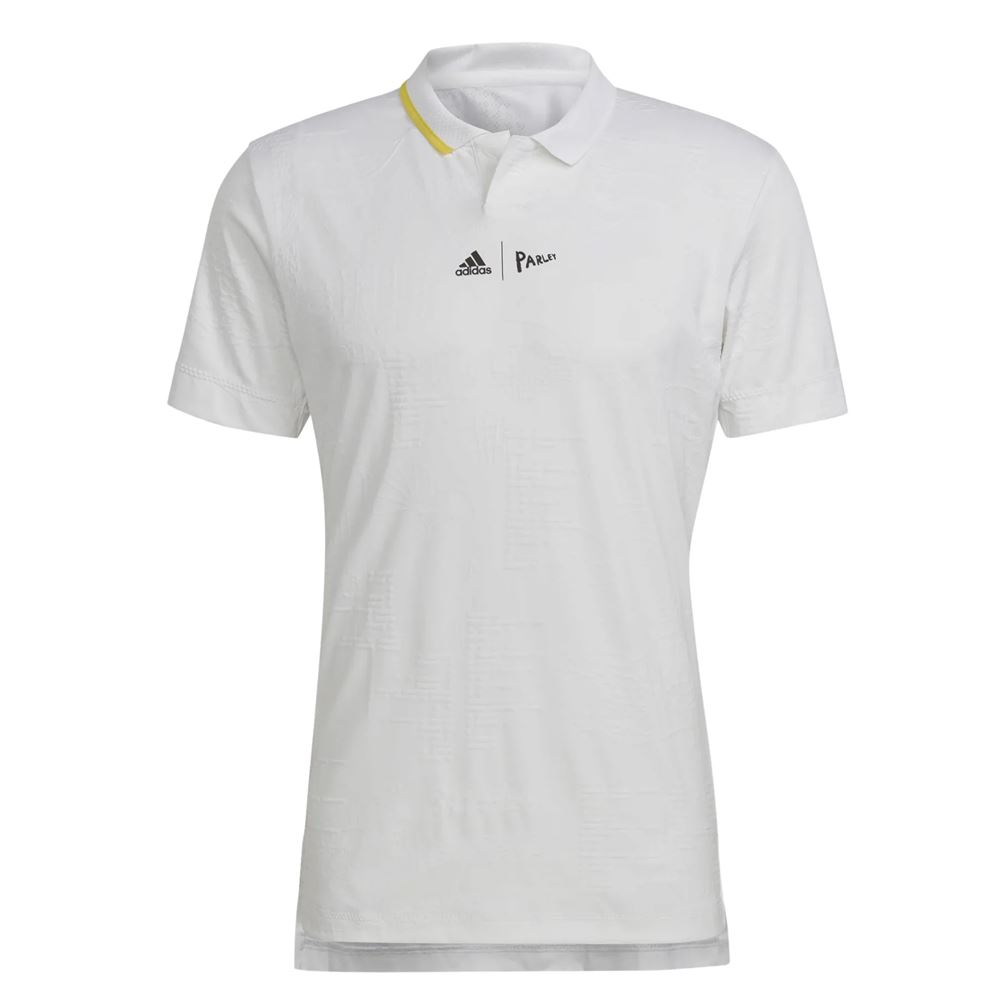 Adidas London FreeLift White Polo Shirt Miesten padel ja tennis pique