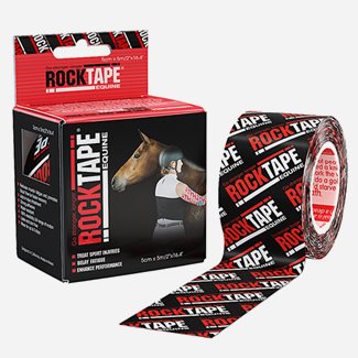 RockTape EQUINE BLACK LOGO STANDARD 5x5CM