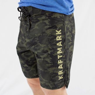 Kraftmark Camo Board Shorts - Kraftmark