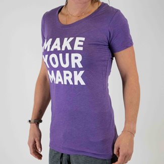 Kraftmark T-shirt Triblend Crew Neck Make Your Mark Light purple