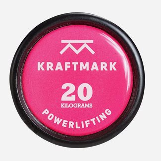 Kraftmark Powerlifting Bar Raw 20 kg, Skivstång