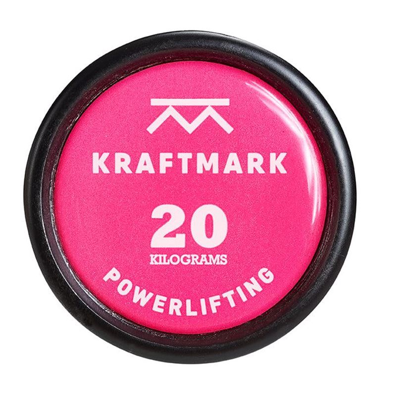 Kraftmark Powerlifting Bar Raw 20 kg Skivstång
