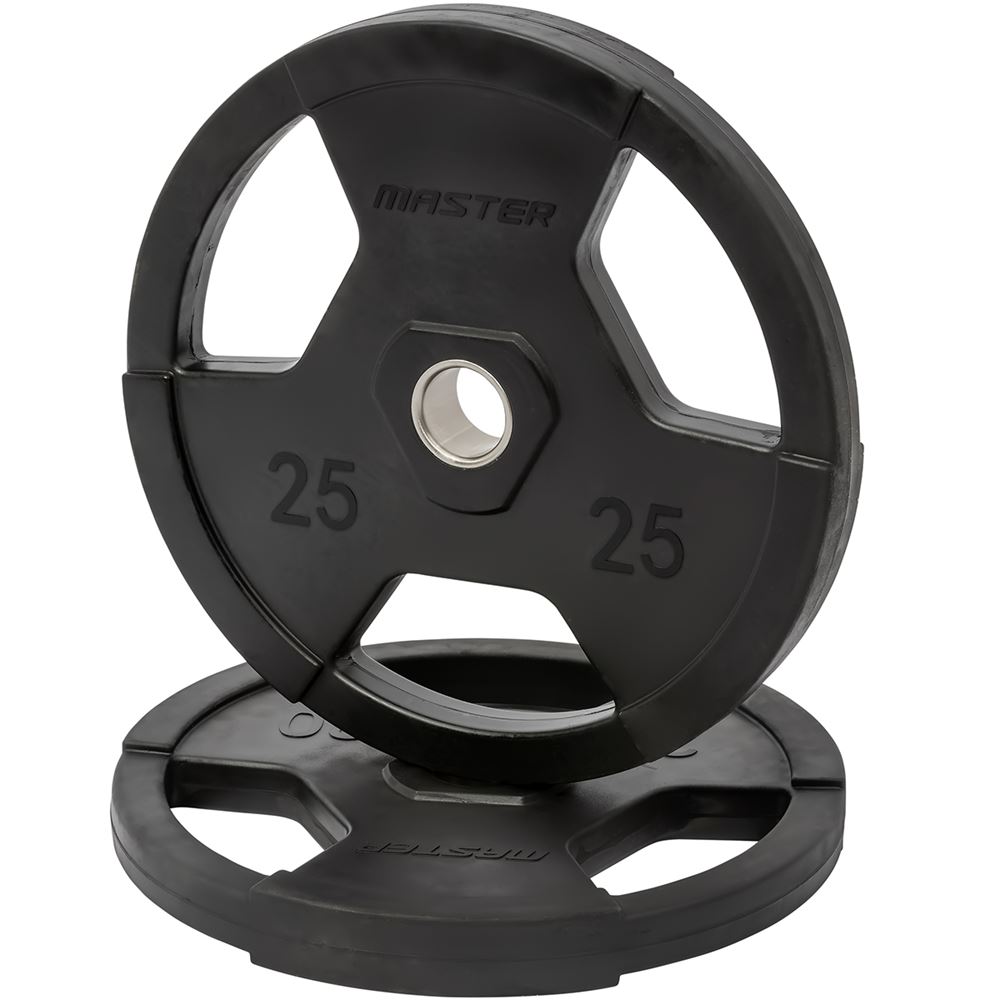 Master Fitness Gummiklädd Skiva Deluxe, Viktskivor gummerade | Offcourt - Hemmaträning - Viktskivor - Viktskivor Gummerade | Padelspecialisterna