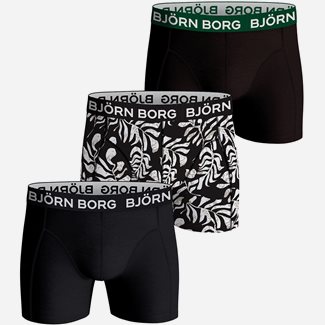 Björn Borg Cotton Stretch Boxer 3P, Miesten alushousut