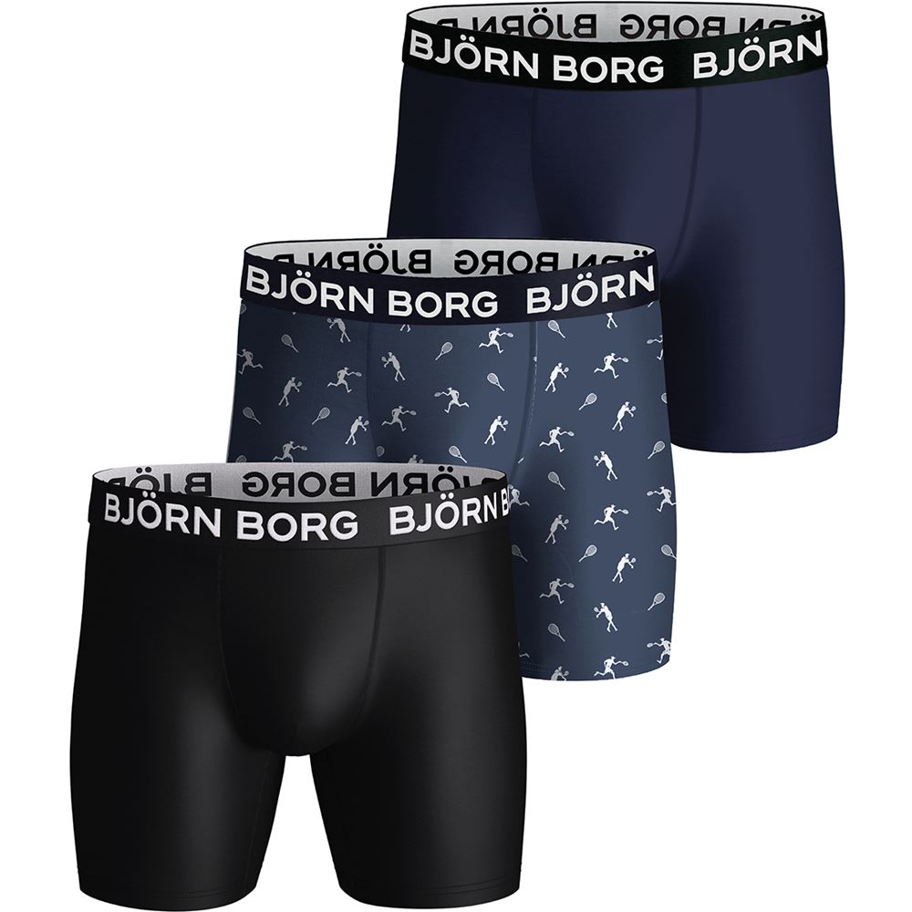 Björn Borg Performance Boxer 3P Miesten alushousut