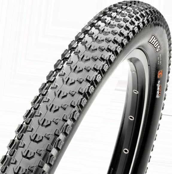 Maxxis Cykeldäck Ikon EXO/TR Dark Tan Wall 56-584 (27.5 x 2.20) vikbart svart