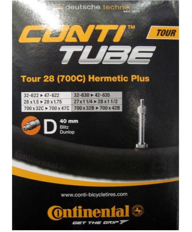 Continental Cykelslang Tour Tube Hermetic Plus 32/47-622/635 Cykelventil 40 mm