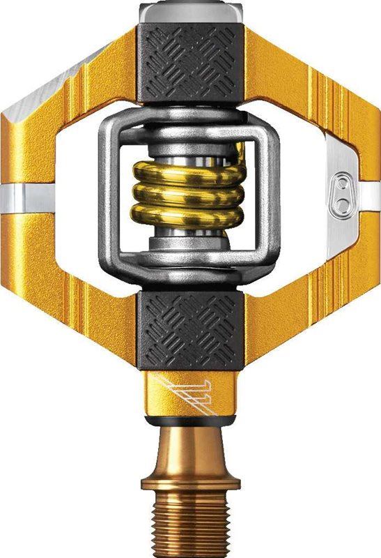 Läs mer om CRANKBROTHERS Cykelpedaler Candy 11 grå/guld