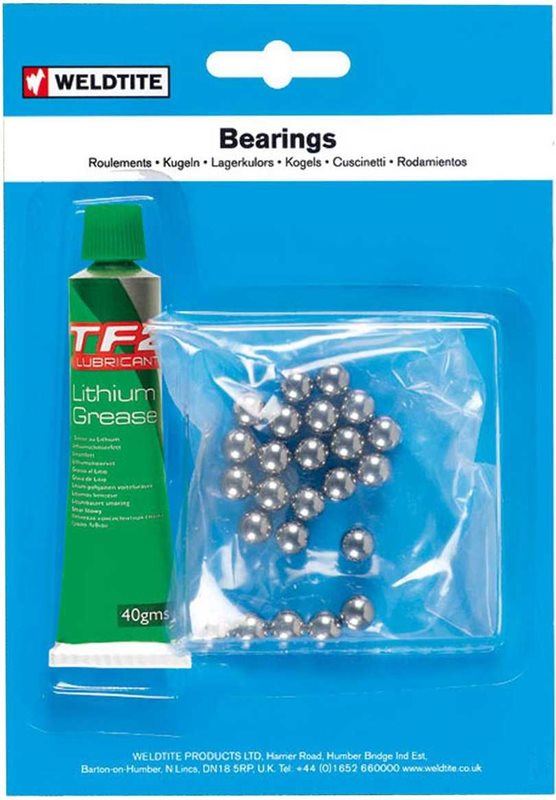 Weldtite Lagerkulor Weldtitestål inkl. fett 5/32"tål inkl. fett 5/32" 54 st