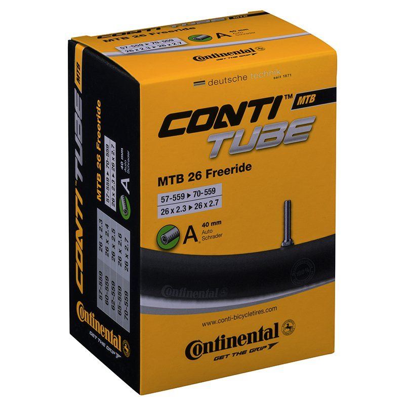 Continental Cykelslang MTB TubeFreeride 57/70-559 Bireeride 57/70-559 Bilventil 40 mm