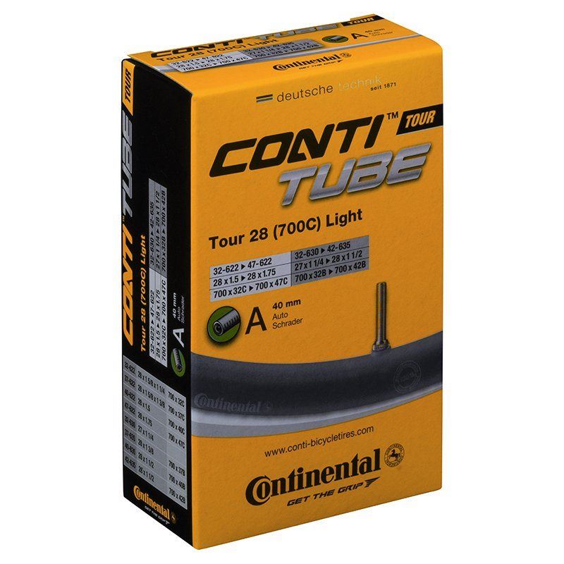 Continental Cykelslang Tour Tube Light 32/47-622/635 Light 32/47-622/635 Bilventil 40 mm