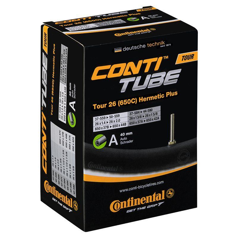 Continental Cykelslang Tour Tube Hermetic Plus 37/47 Hermetic Plus 37/47-559/597 Bilventil 40 mm