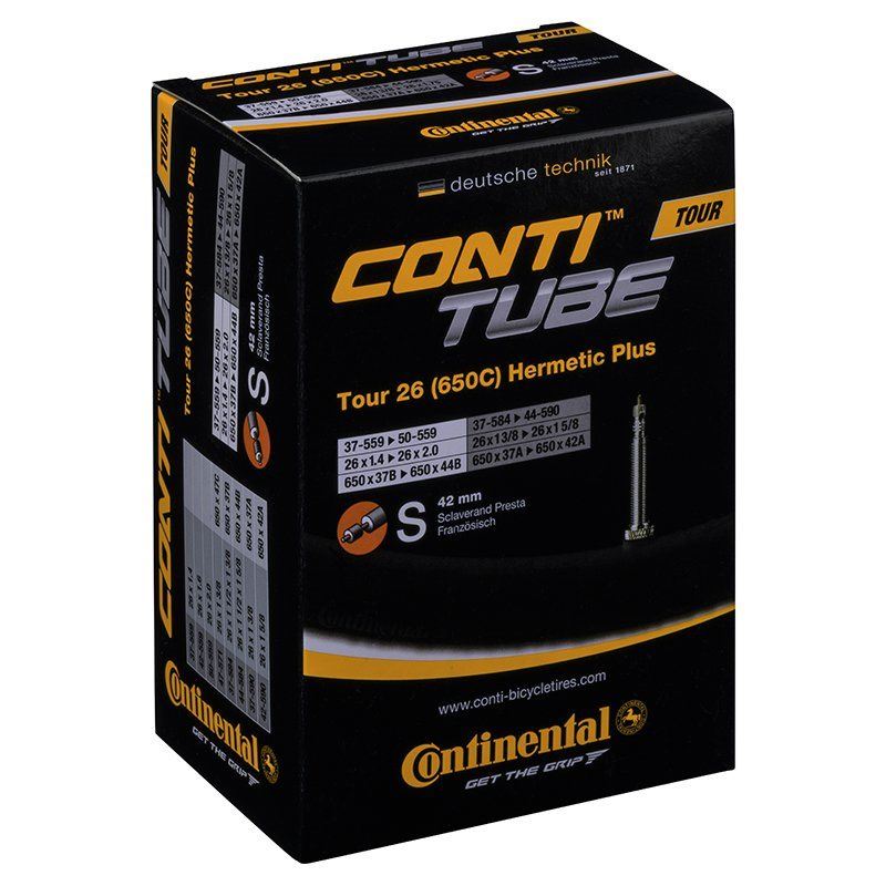 Continental Cykelslang Tour Tube Hermetic Plus 37/47 Hermetic Plus 37/47-559/597 Racerventil 42 mm